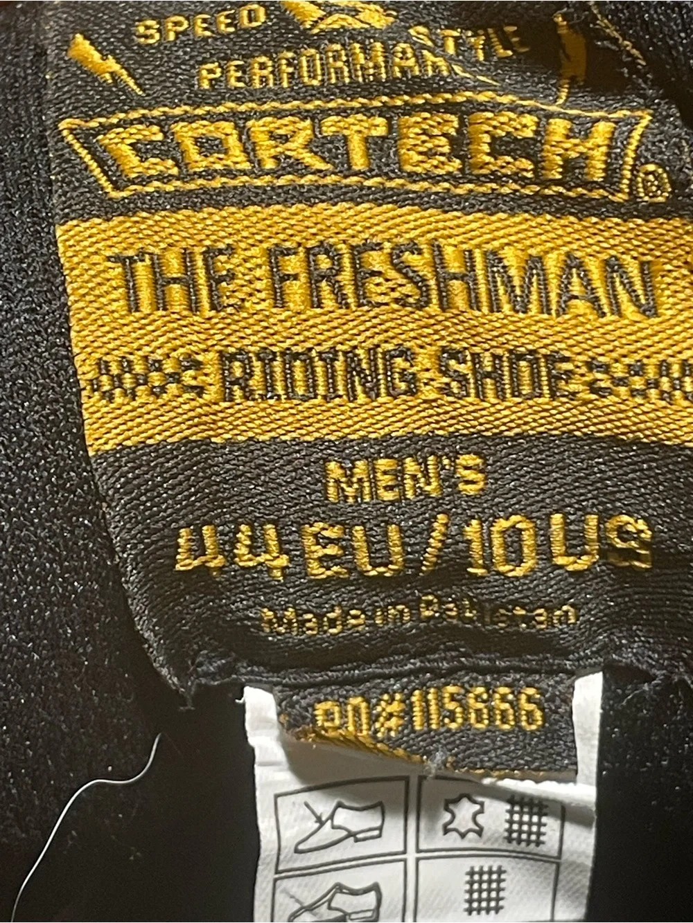 Cortech The Freshman Motorcycle Riding High Top Shoes Sneakers Men's 10  Black